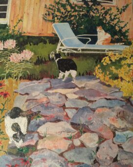 OIL ON CANVAS / 25 " x 20 "