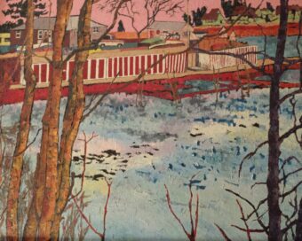 OIL ON CANVAS / 20 " x 25 "