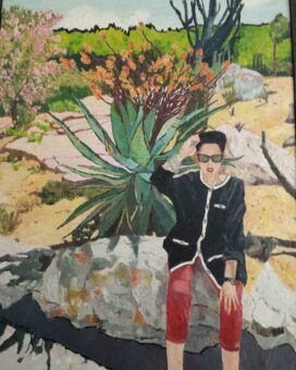 OIL ON CANVAS / 25 " x 20 "