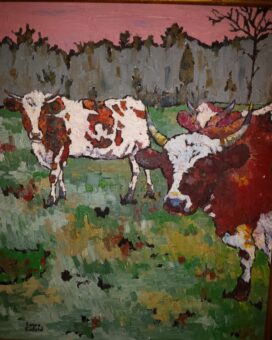 OIL ON CANVAS / 20 " x 16 "