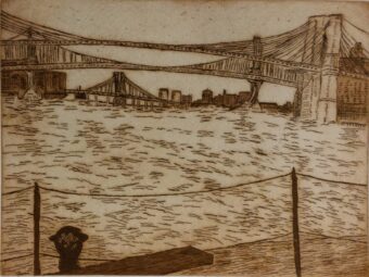 ETCHING, AQUATINT / 9 " x 12 "