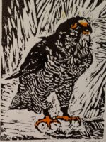 WOODCUT / 8 " x  6 "