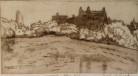 ETCHING, AQUATINT / 6 " x 11 1/2 "