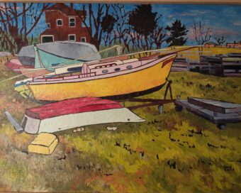 OIL ON CANVAS / 20 " x 25 "