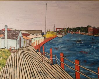 OIL ON CANVAS / 20 " x 25 "