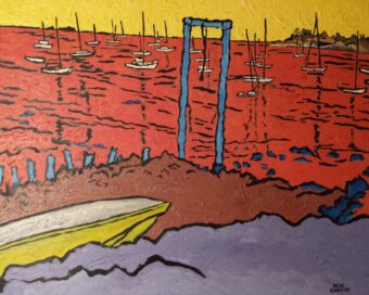 OIL ON CANVAS / 20 " x 25 "