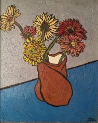 OIL ON CANVAS / 20 " x 16 "