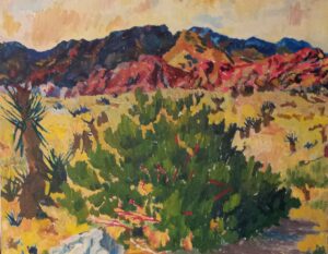 OIL ON CANVAS/ 14 " x 18 "