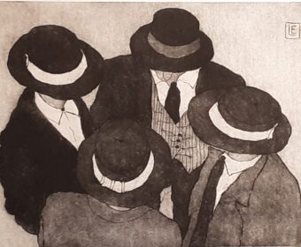 ETCHING, AQUATINT/ 8 3/4 " x 12 "